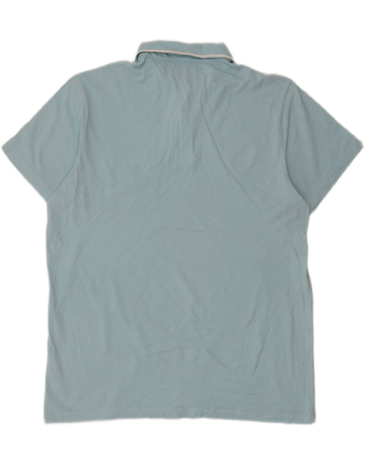 Penguin Mens Polo Shirt XL Blue Cotton