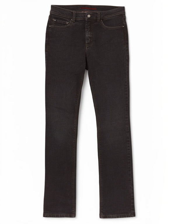 Trussardi Mens Straight Jeans W29 L32 Grey Cotton