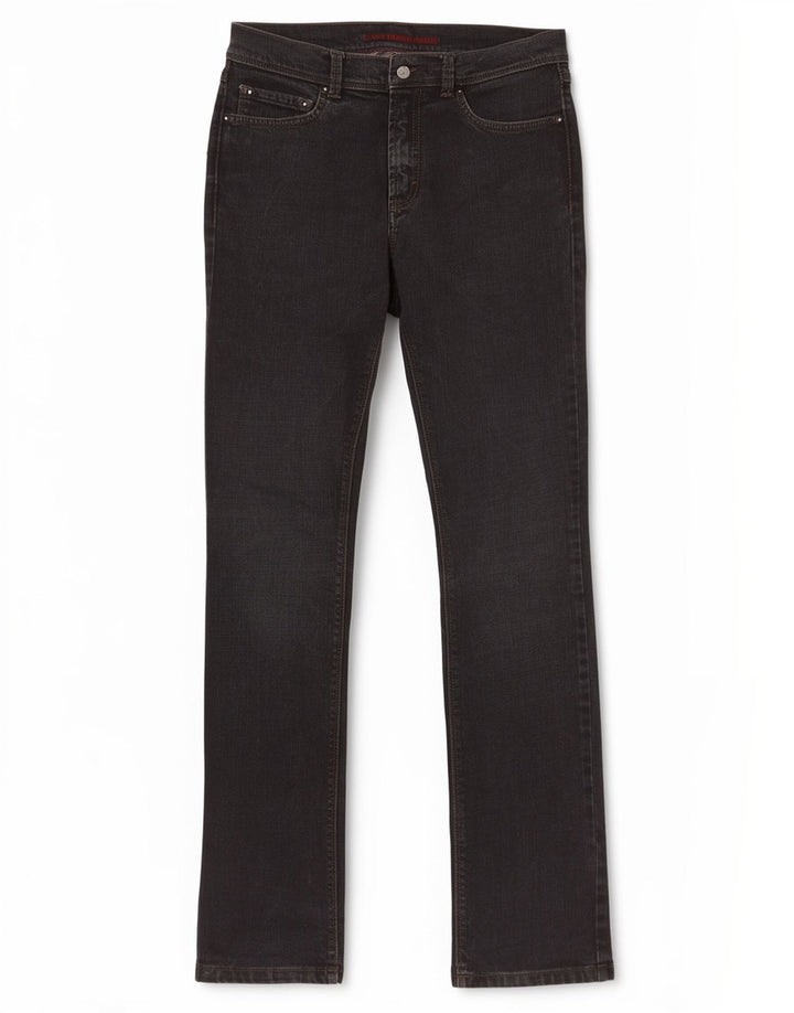 Trussardi Mens Straight Jeans W29 L32 Grey Cotton