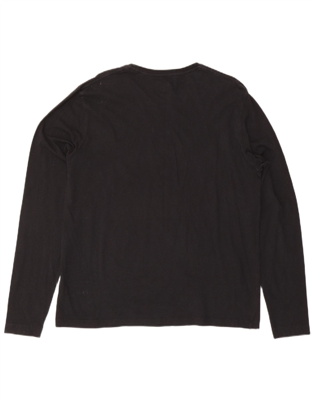 Jack Wills Mens Top Long Sleeve XL Black Cotton