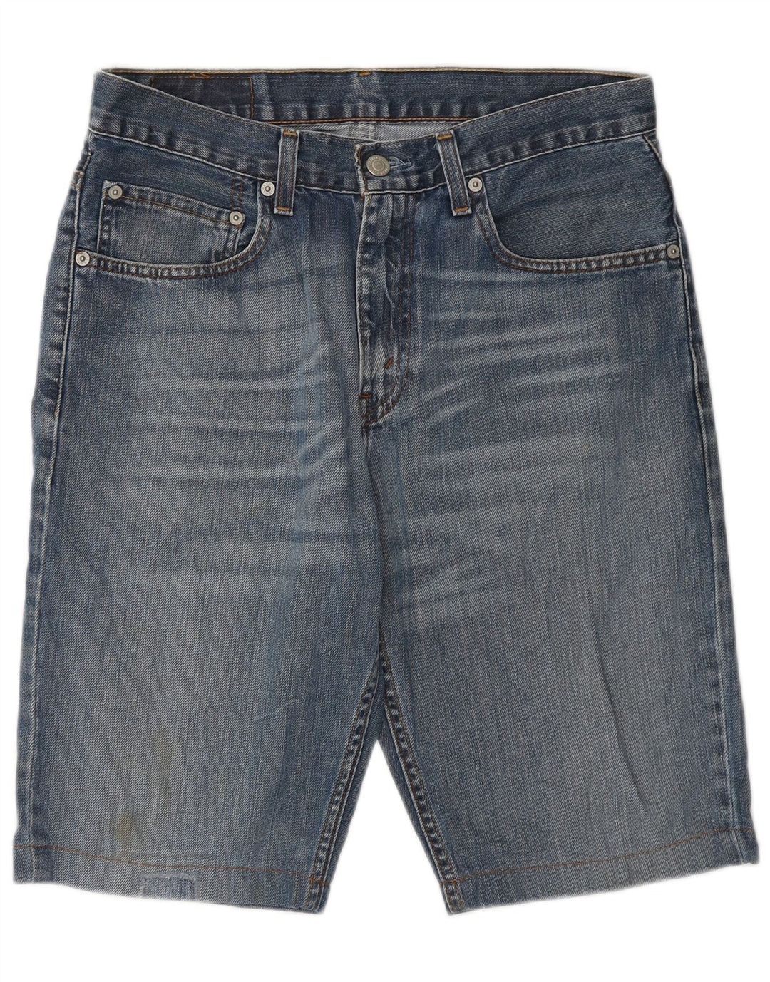 Levi's Mens 752 Denim Shorts W32 Medium  Blue Cotton