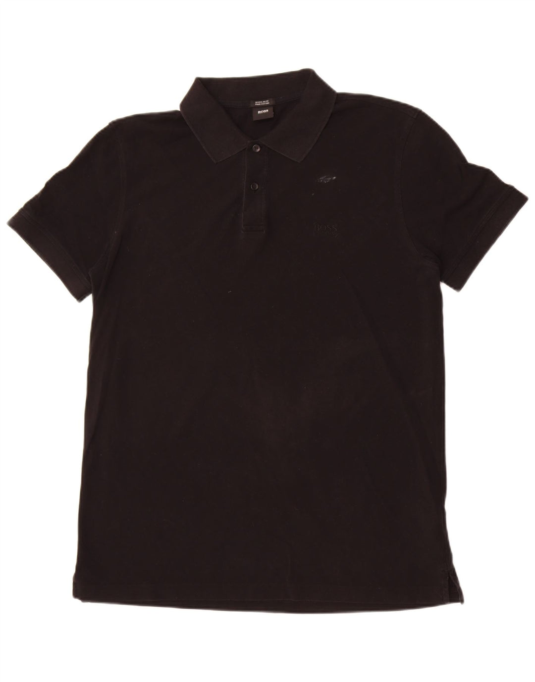 Hugo Boss Mens Regular Fit Polo Shirt XL Black Cotton