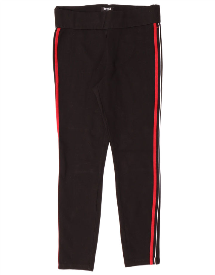 Zara Womens Leggings UK 14 Large Black