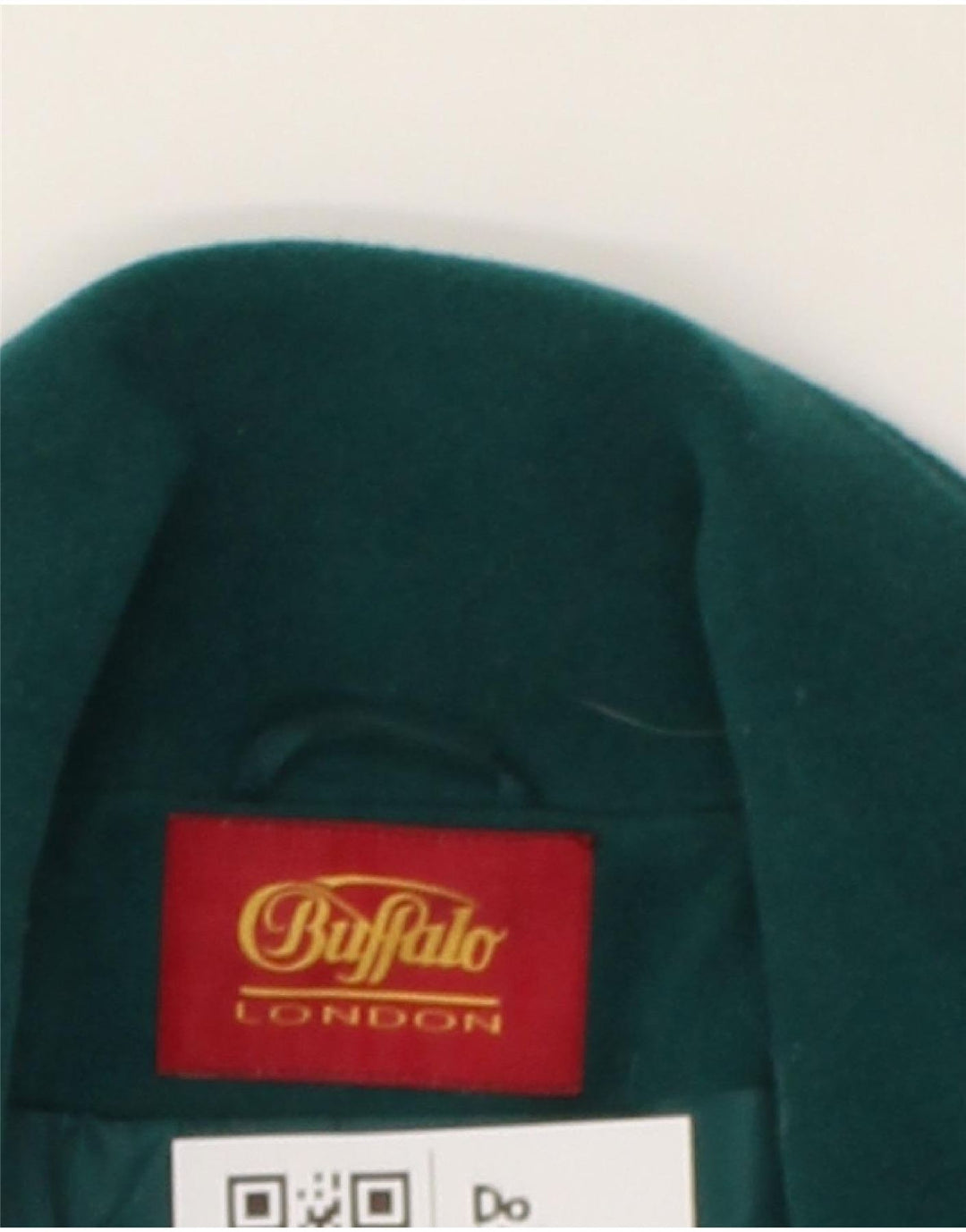 BUFFALO Womens Double Breasted Coat UK 8 Small Green Polyester Vintage Buffalo and Second-Hand Buffalo from Messina Hembry 