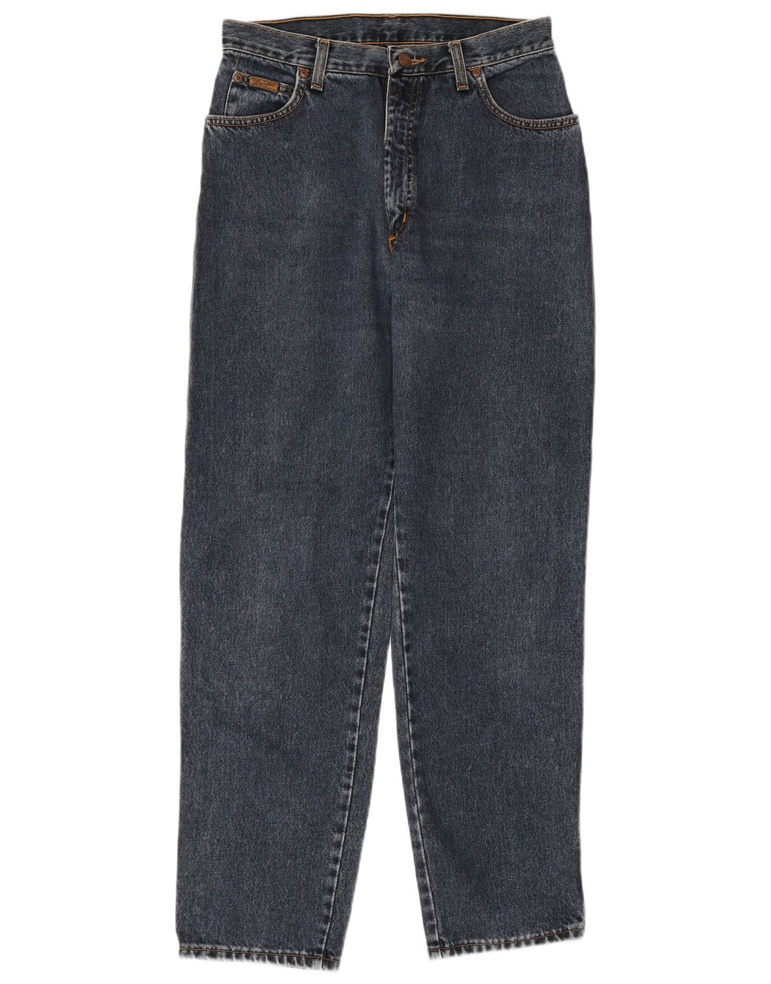 WRANGLER Womens High Waist Tapered Jeans W31 L30 Blue Cotton