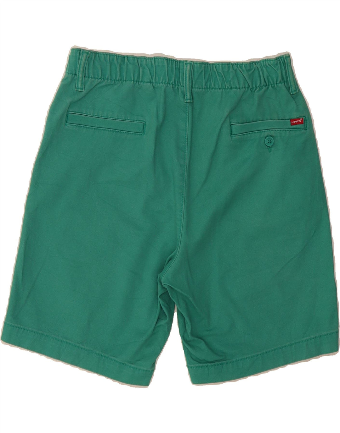 LEVI'S Womens Chino Shorts Small W32  Green Cotton Vintage Levi's and Second-Hand Levi's from Messina Hembry 