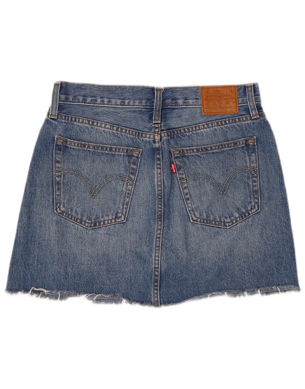 Levi's Womens Mini Denim Skirt W27 Small  Blue Cotton