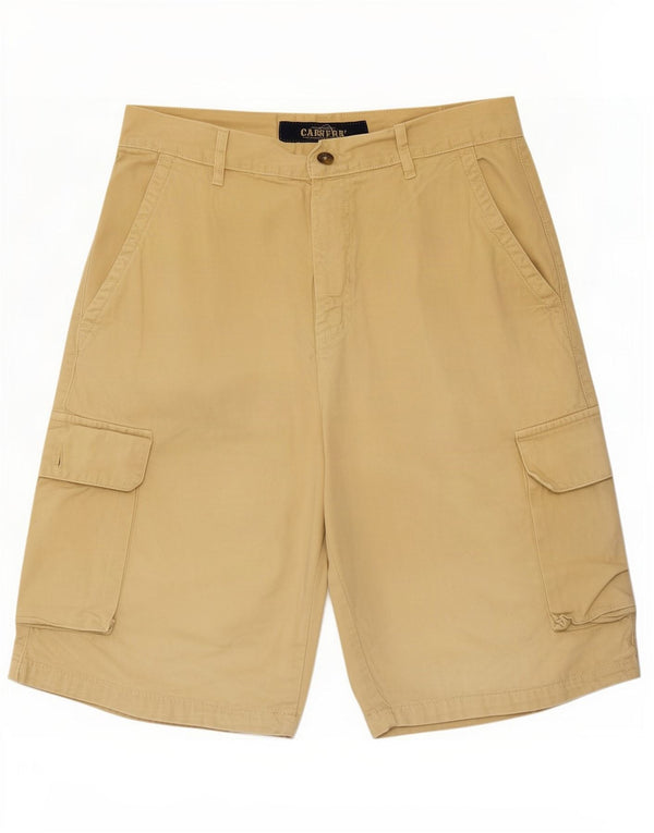 Carrera Mens Cargo Shorts W31 Medium Beige Cotton