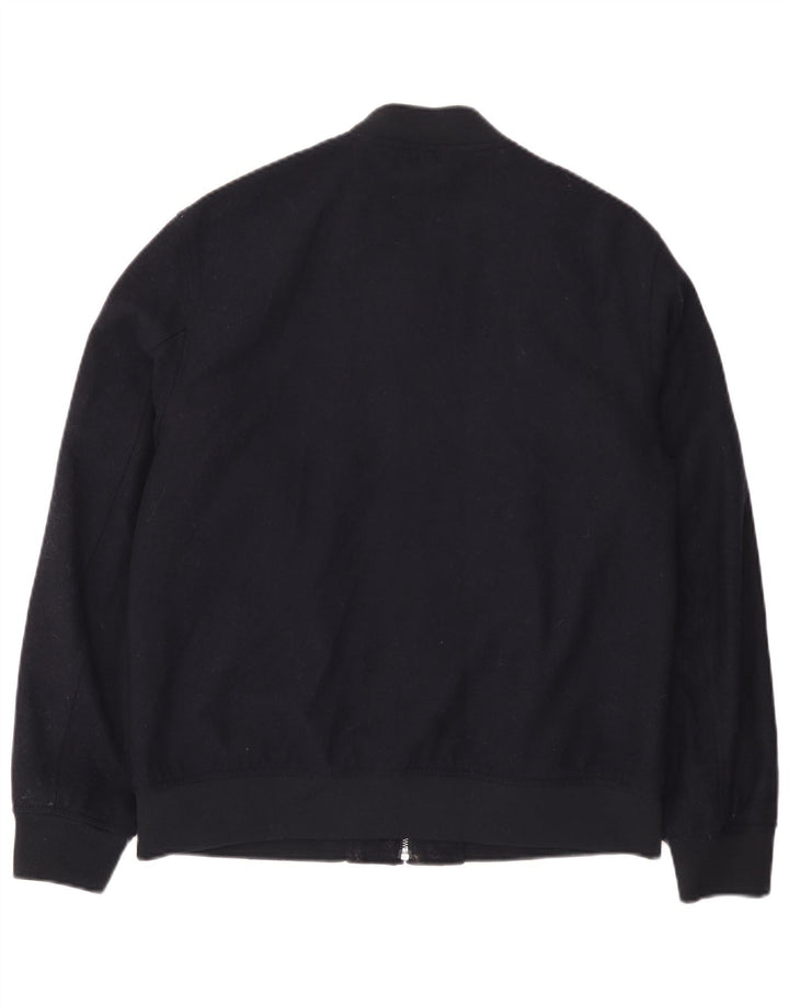 Next Mens Bomber Jacket UK 38 Medium Navy Blue