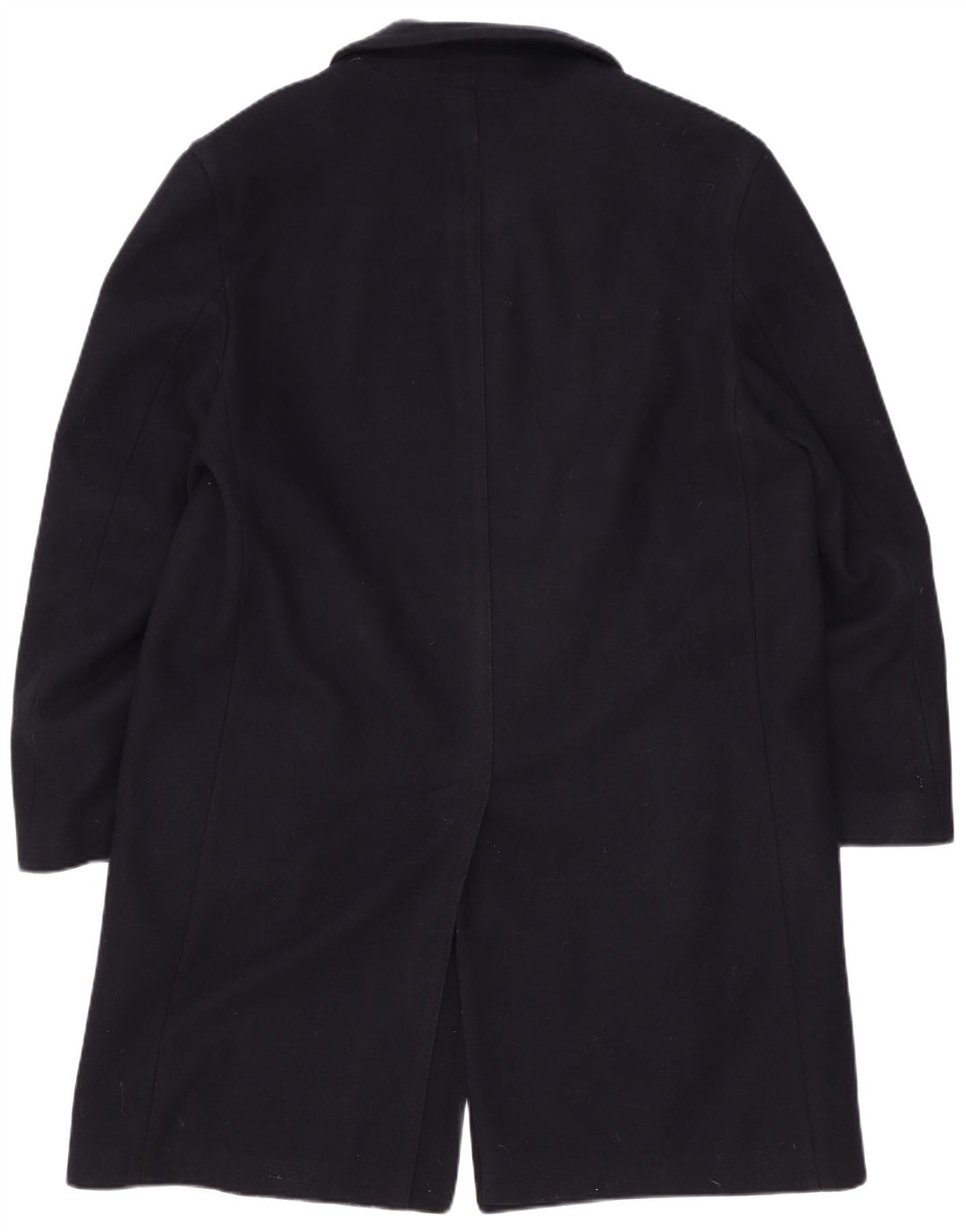 Lord Mens Overcoat UK 40 Large Navy Blue Virgin Wool