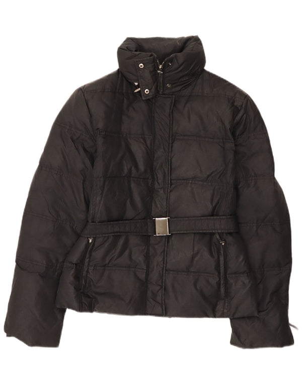 Zara Womens Padded Jacket UK 14 Large Black