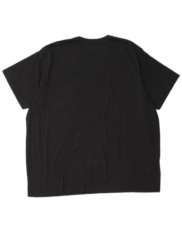 EDDIE BAUER Mens T-Shirt Top 2XL Black Cotton