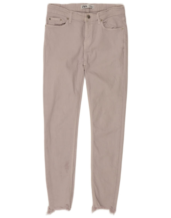 Zara Womens Skinny Jeans EU 38 Small W28 L26 Off White