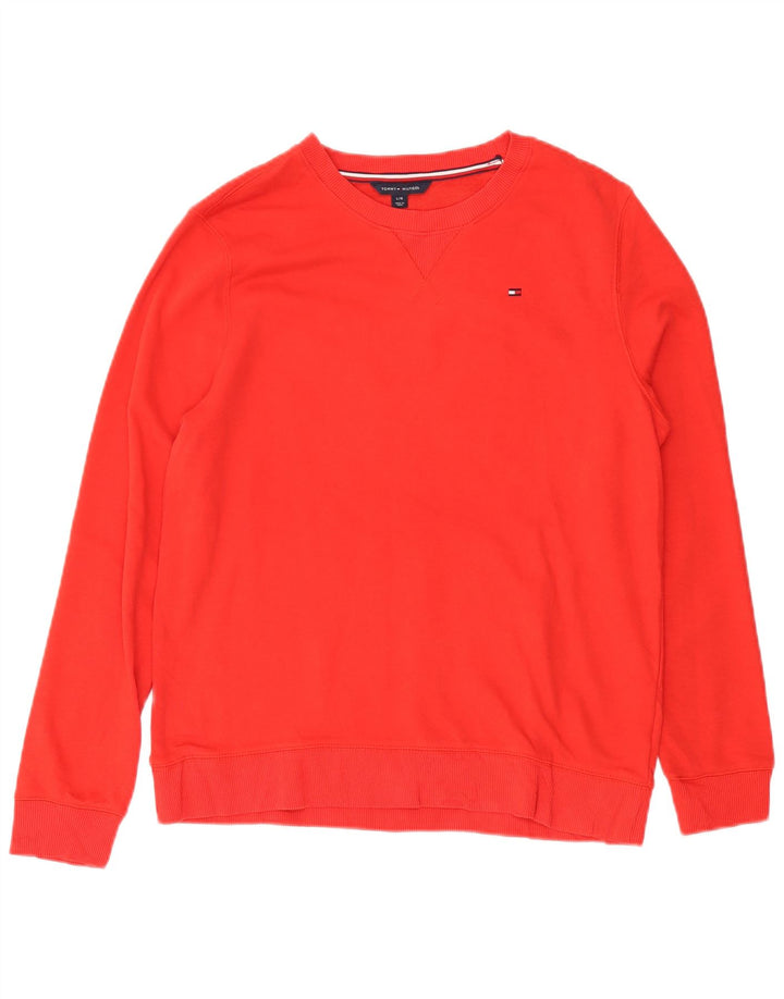 Tommy Hilfiger Womens Sweatshirt Jumper UK 16 Large Red