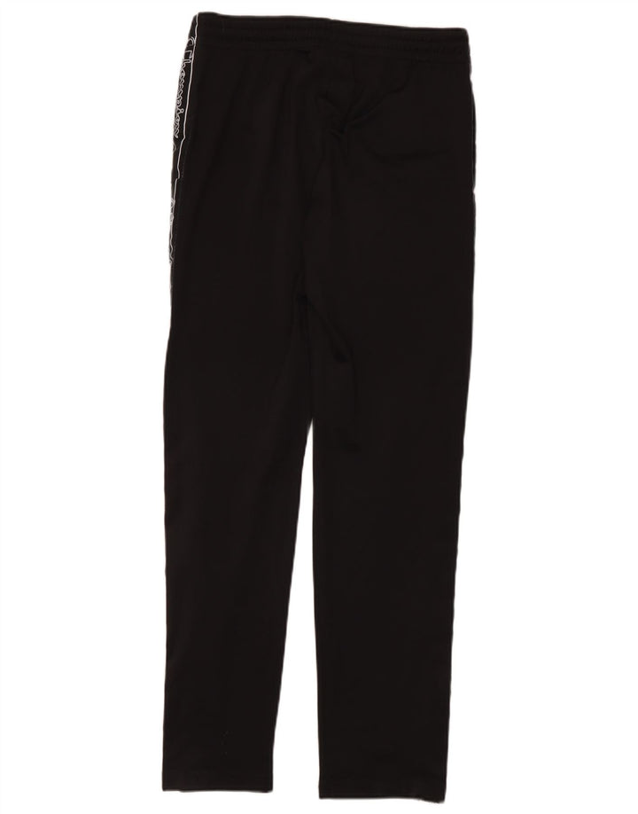 Champion Mens Graphic Tracksuit Trousers Small Black Polyester