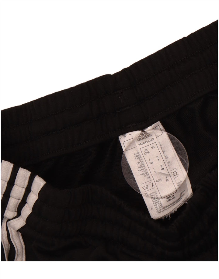 ADIDAS Mens Tracksuit Trousers Joggers Small  Black Polyester