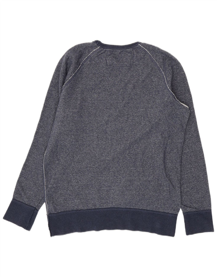 O'NEILL Mens Slim Fit Sweatshirt Jumper Medium Navy Blue Cotton