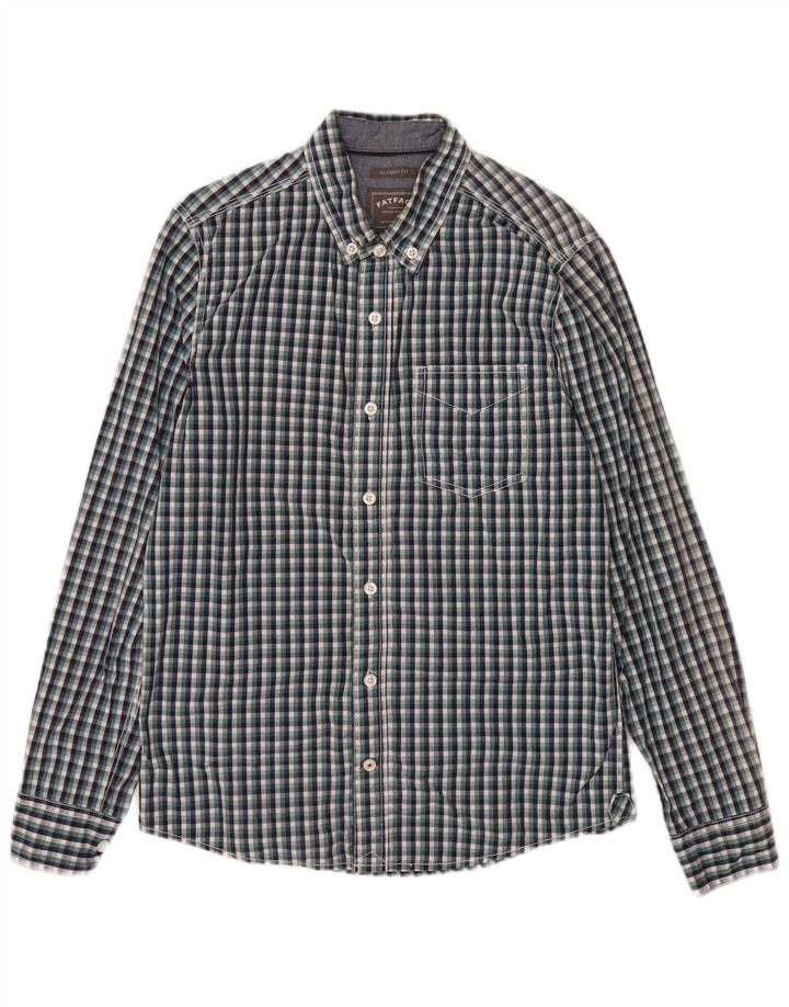 Fat Face Mens Classic Fit Shirt Small Multicoloured Gingham Cotton