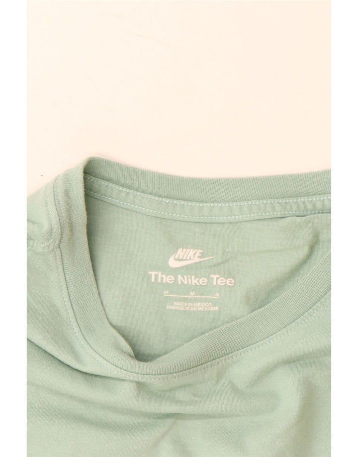 NIKE Mens Regular Fit Graphic T-Shirt Top Medium Turquoise