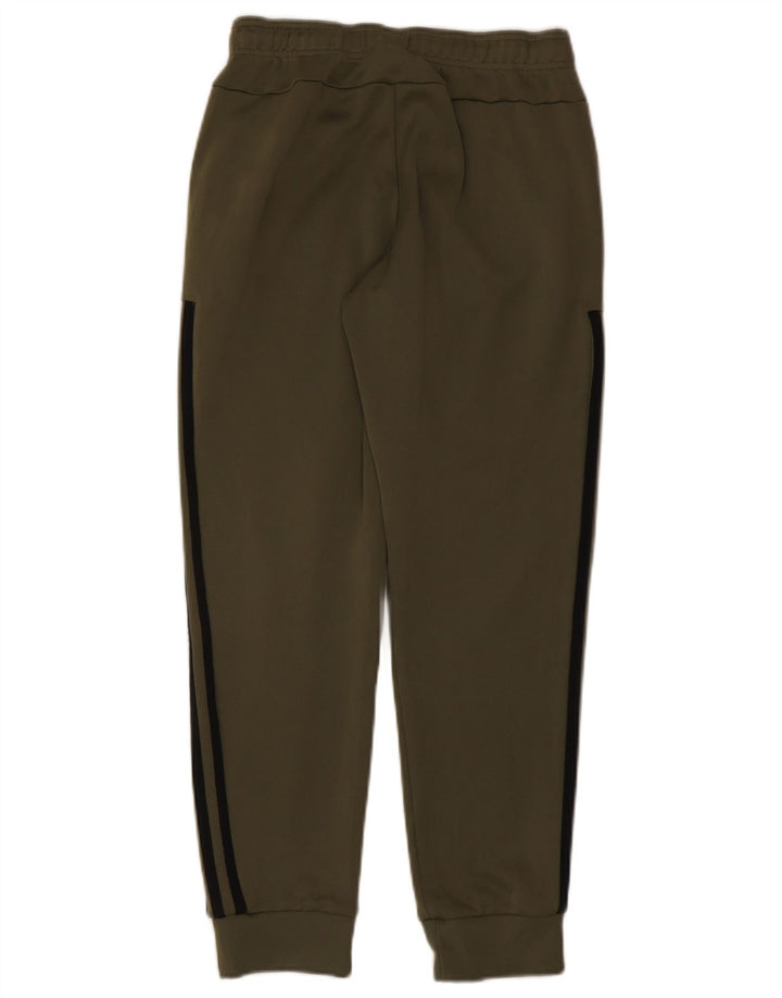 Adidas Mens Tracksuit Trousers Joggers Small Khaki Polyester