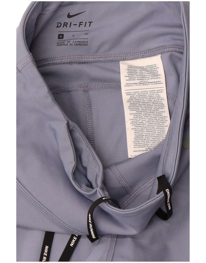 Nike Womens Leggings UK 10 Small  Purple Polyester