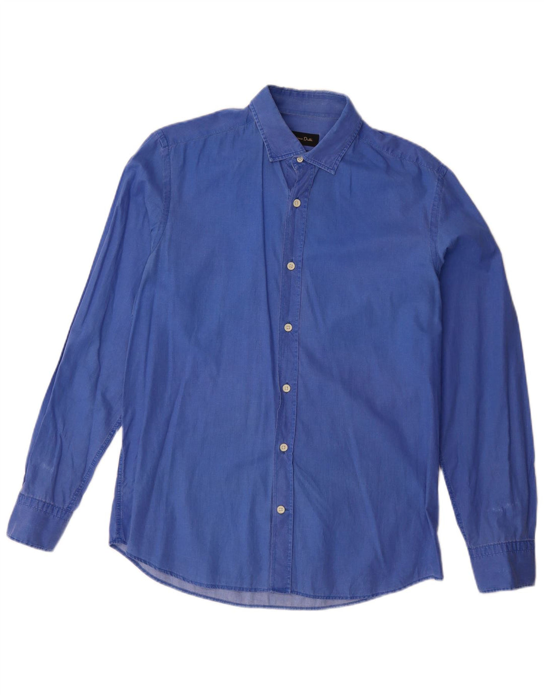 Massimo Dutti Mens Shirt Medium Blue