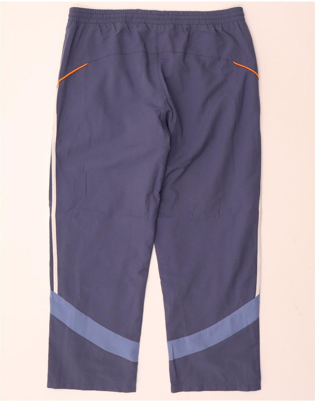 ADIDAS Mens Tracksuit Trousers UK 40/42 Medium Blue Polyester