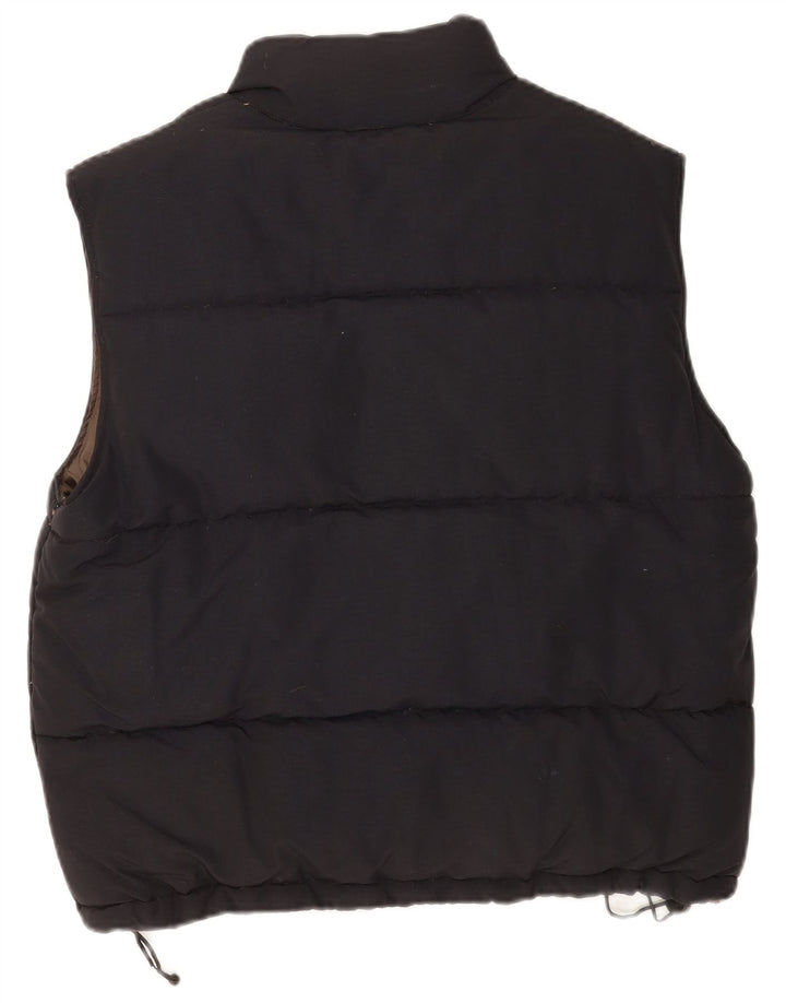 Kenvelo Mens Padded Gilet UK 38 Medium Black Nylon