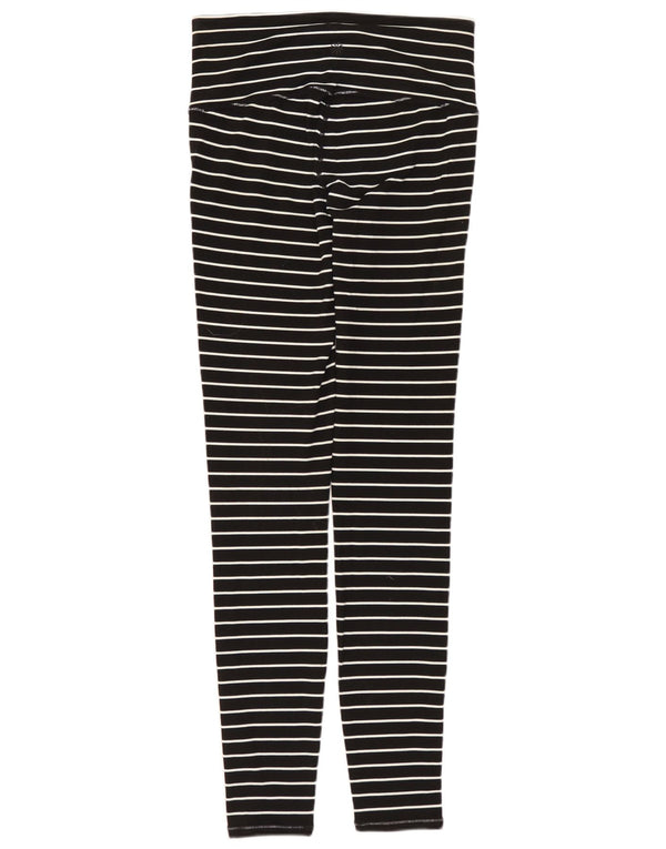 ATHLETA Womens Leggings UK 6 XS  Black Striped Nylon