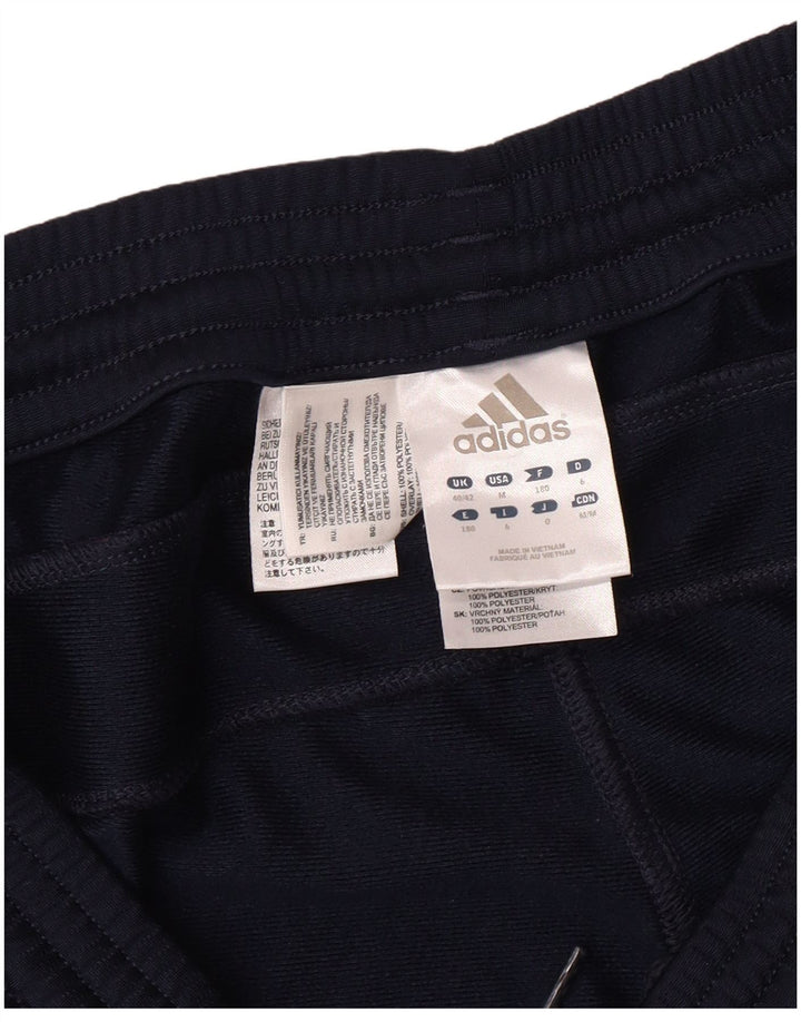 ADIDAS Mens Tracksuit Trousers Joggers UK 40/42 Medium Navy Blue Polyester