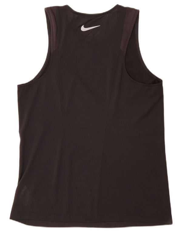 Nike Mens Graphic Vest Top Medium Black Polyester Sports