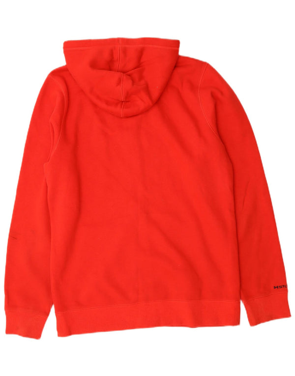 Under Armour Mens Allseason Gear Zip Hoodie Sweater Small Red Polyester