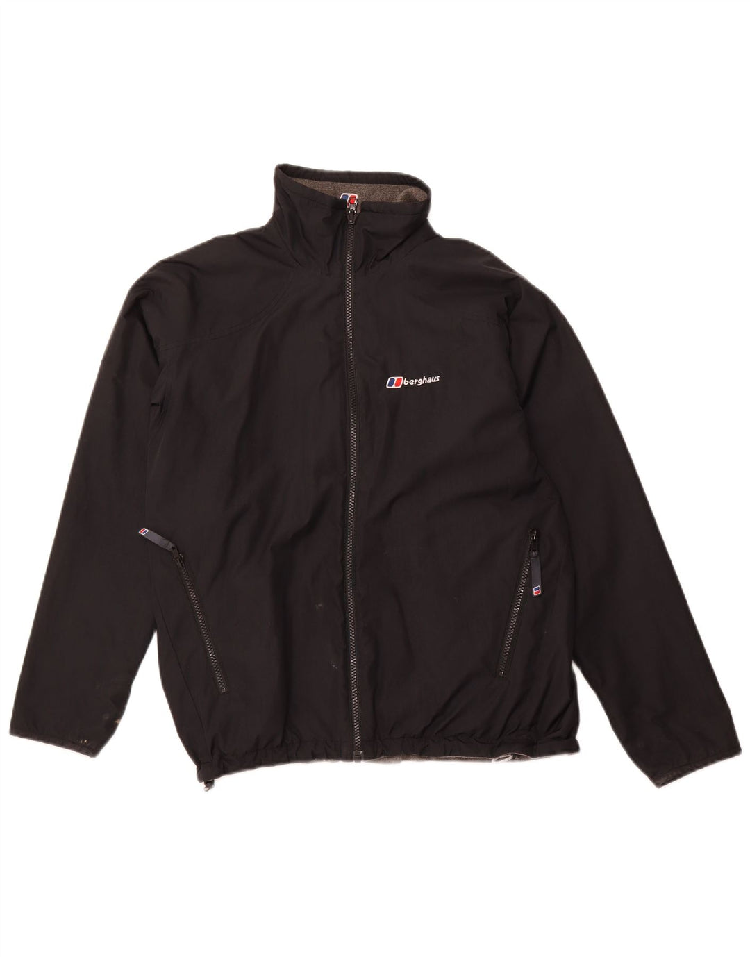 BERGHAUS Womens Reversible Jacket UK 12 Medium  Black Polyester