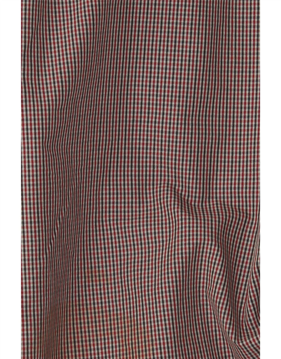 Quiksilver Mens Bomber Jacket UK 42 XL Red Gingham Cotton