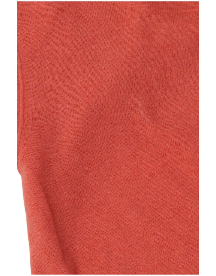 JIGSAW Womens Turtle Neck Jumper Sweater UK 12 Medium Pink Cashmere