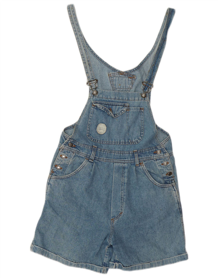 VINTAGE Womens Osaka Dungarees Denim Shorts IT 42 Medium W28  Blue