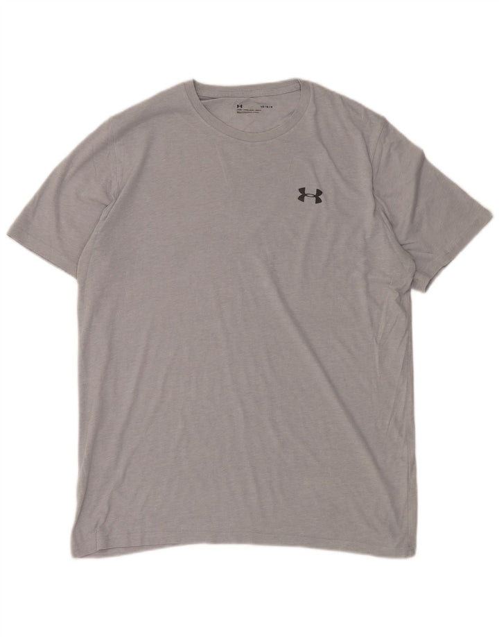ADIDAS Mens T-Shirt Top Large Grey