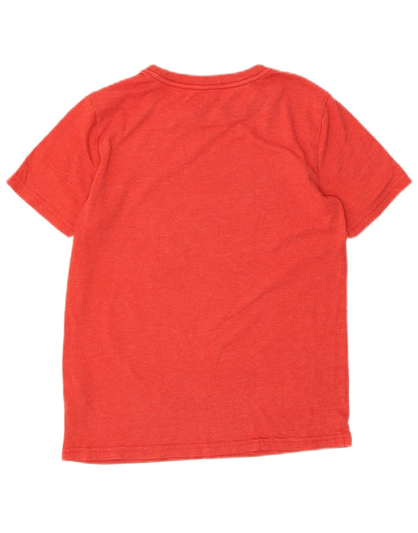 Puma Boys Graphic T-Shirt Top 10-11 Years Medium Red Cotton