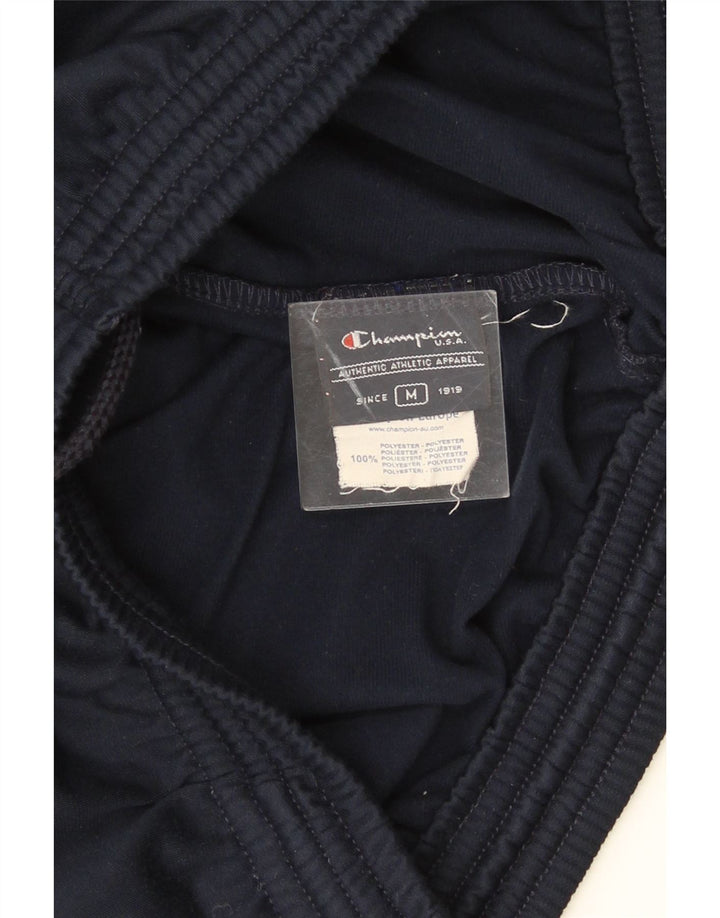 Champion Mens Tracksuit Trousers Medium  Navy Blue Polyester