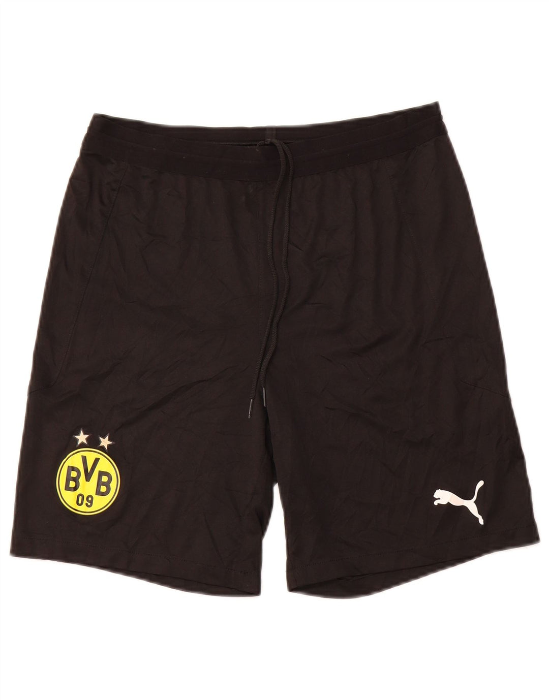 PUMA Womens BVB Dortmund Sport Shorts Medium  Black