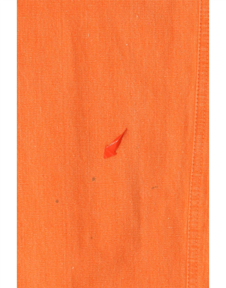 C&A Womens High Waist Tapered Casual Trousers EU 38 Medium W26 L31 Orange