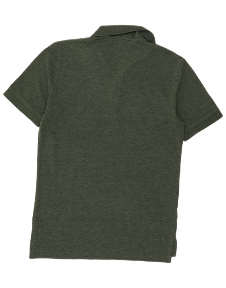 EDDIE BAUER Mens Polo Shirt Small Green Cotton