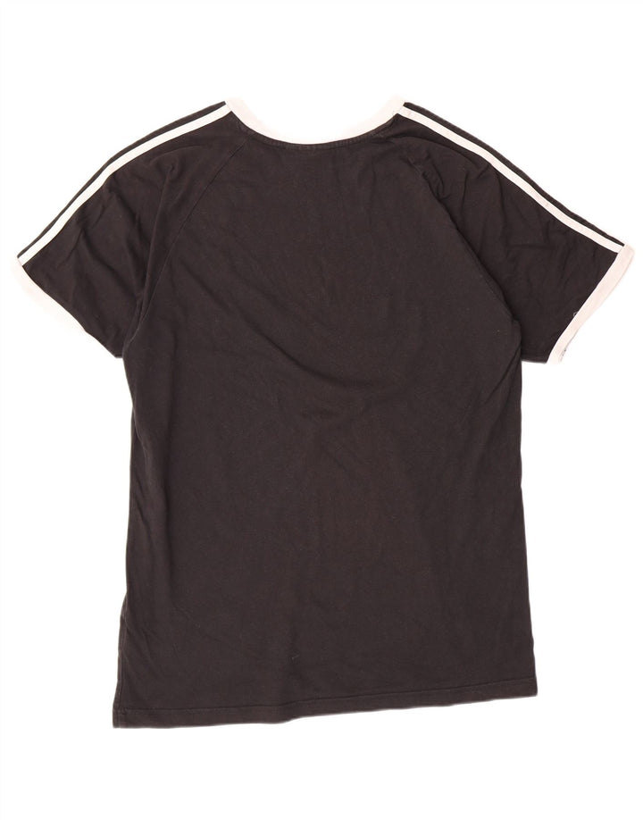 ADIDAS Mens T-Shirt Top Large Black Cotton