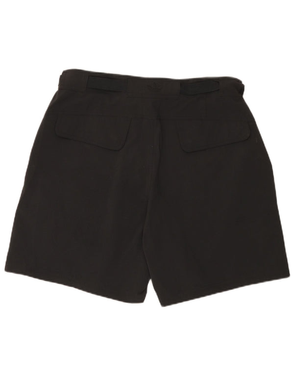 Adidas Mens Cargo Shorts Large W36  Black Polyamide