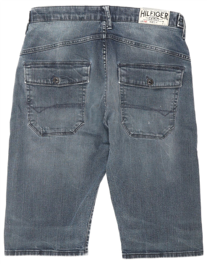 Tommy Hilfiger Mens Curtis Distressed Denim Shorts W32 Medium  Blue