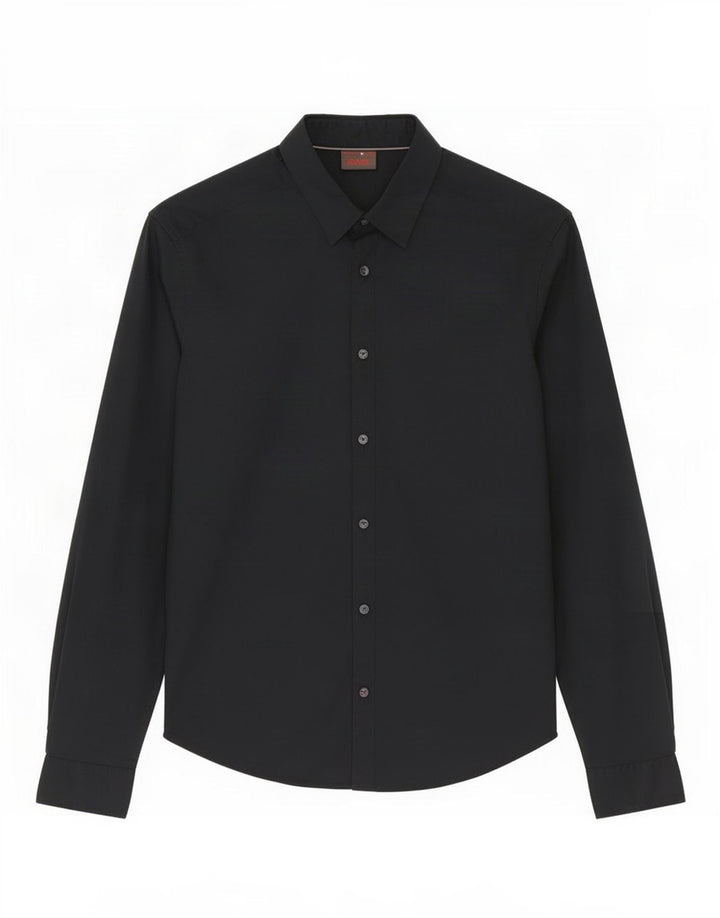 Esprit Mens Shirt Medium Black Cotton