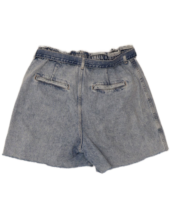 Zara Womens Denim Shorts EU 44 XL W34 Blue