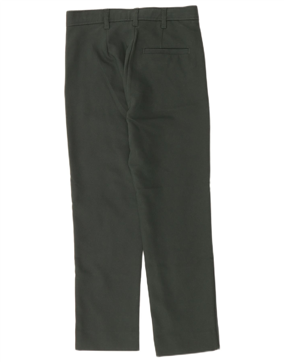 COS Womens Straight Casual Trousers EU 34 XS W28 L26 Green Cotton