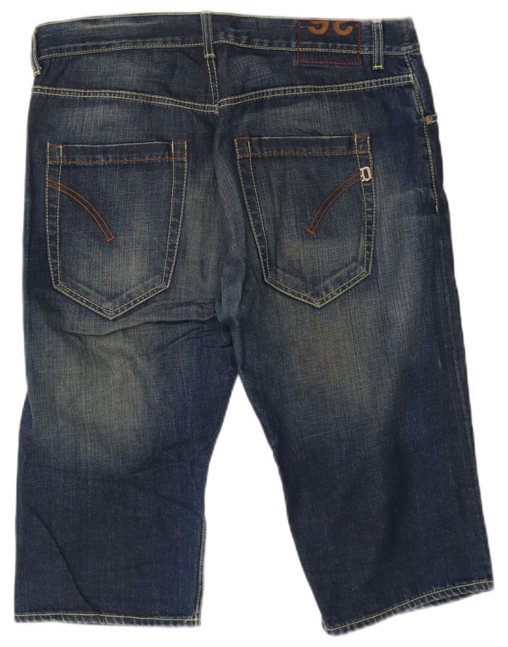 Dondup Mens Denim Shorts W36 Large Blue Cotton