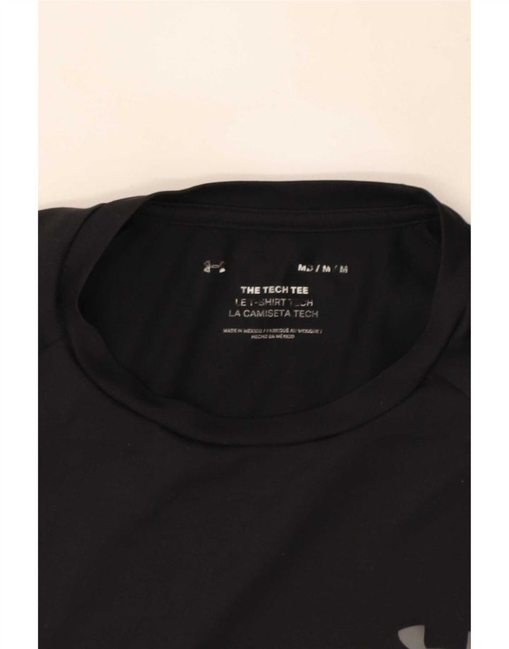 Under Armour Mens T-Shirt Top Medium Black